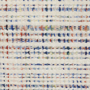 Homeroots 5' Ivory Striped Hand-tufted Area Rug - Add Elegant Texture And Style To Enhance Your Home Decor 10' X 13' Wool Blend 576341