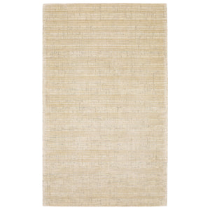 Homeroots 5' Ivory Striped Hand-tufted Area Rug - Add Elegant Texture And Style To Enhance Your Home Decor 10' X 13' Wool Blend 576343