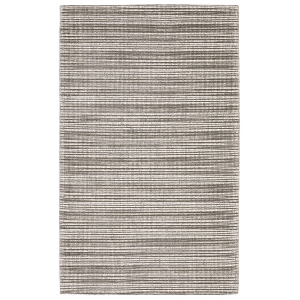 Homeroots 5' Ivory Striped Hand-tufted Area Rug - Add Elegant Texture And Style To Enhance Your Home Decor 10' X 13' Wool Blend 576344