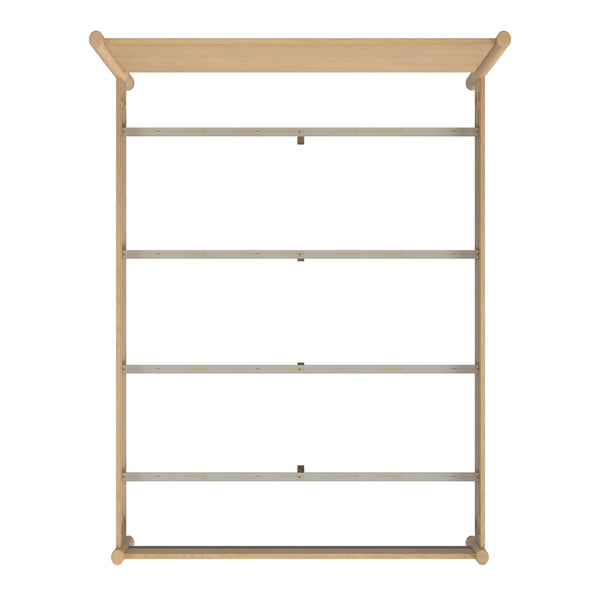 Butler Specialty Lennon Midcentury Farmhouse Queen Bed With Rounded Legs For A Stylish And Cozy Bedroom Retreat Light Brown Mahogany Wood,Mdf,Mahogany Veneer 5763473-butler