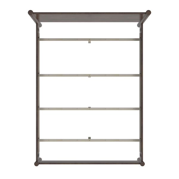 Butler Specialty Lennon Midcentury Farmhouse Queen Bed With Rounded Legs For A Stylish And Cozy Bedroom Retreat Medium Brown Mahogany Wood,Mdf,Mahogany Veneer 5763474-butler