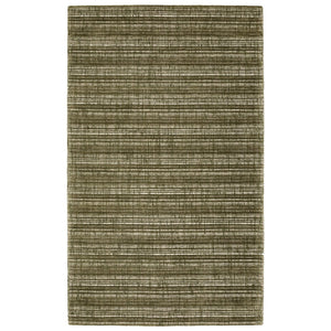HomeRoots 5' Elegant Ivory and Gray Striped Hand-Tufted Area Rug for Modern and Transitional Home Decor 10' X 13' 576347