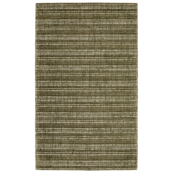 Homeroots 5' Ivory Striped Hand-tufted Area Rug - Add Elegant Texture And Style To Enhance Your Home Decor 10' X 13' Wool Blend 576347