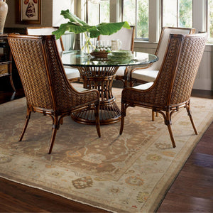 HomeRoots 6' Hand-Knotted Wool Oriental Area Rug in Brown and Beige - Timeless Design for Elegant Interiors 9' X 12' 576360