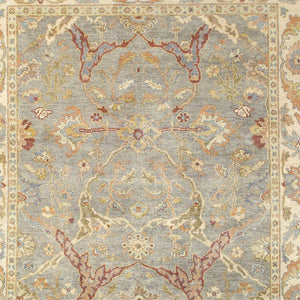 Homeroots 2' Elegant Gray Wool Oriental Hand Knotted Area Rug For Timeless Style And Cozy Ambiance 10' X 14' Wool 576363