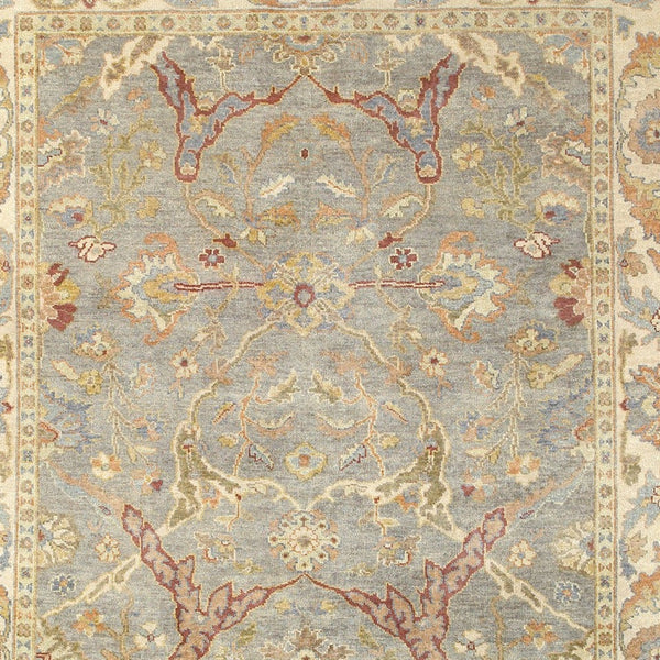 Homeroots 2' Elegant Gray Wool Oriental Hand Knotted Area Rug For Timeless Style And Cozy Ambiance 10' X 14' Wool 576363
