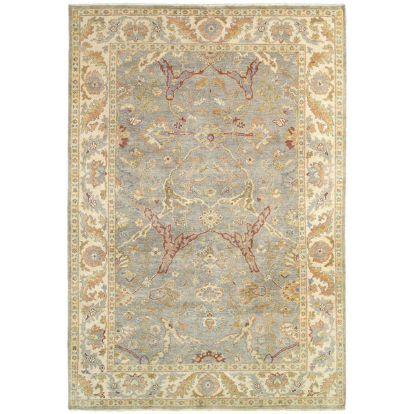 Homeroots 2' Elegant Gray Wool Oriental Hand Knotted Area Rug For Timeless Style And Cozy Ambiance 10' X 14' Wool 576363