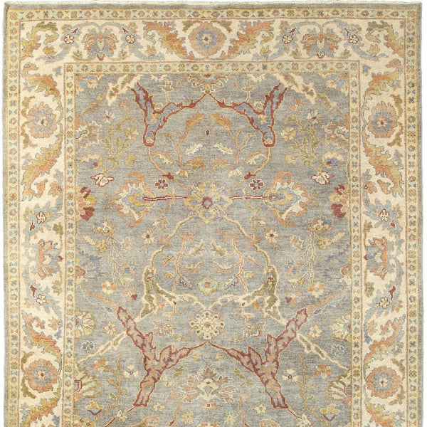 Homeroots 2' Elegant Gray Wool Oriental Hand Knotted Area Rug For Timeless Style And Cozy Ambiance 9' X 12' Wool 576364
