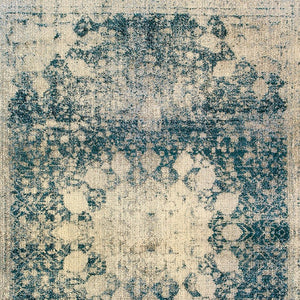 Homeroots 4' Ivory Oriental Area Rug – Distressed Design For A Timeless Touch In Any Home Décor Space 10' X 13' Polypropylene,Polyester 576372