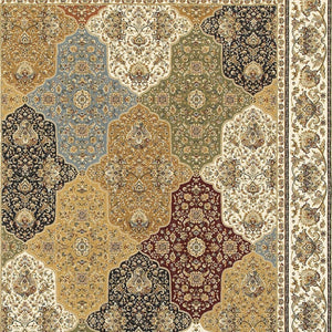 Homeroots 4' Navy Blue Oriental Area Rug With Fringe – Stylish, Stain-resistant Design For Every Home Space 10' X 13' Polypropylene 576375