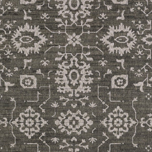 Homeroots 5' Elegant Ivory Oriental Area Rug – Stain Resistant, Perfect For Homes With Kids And Pets, 5x8 10' X 13' Polyester 576398