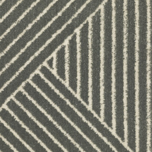 Homeroots 3' Gray Geometric Area Rug - Stylish, Stain-resistant Design For Modern Homes And Cozy Spaces 10' X 13' Polypropylene,Polyester 576434