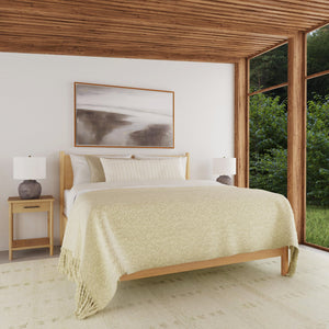 Butler Specialty Lennon Midcentury Farmhouse Queen Bed With Rounded Legs For A Stylish And Cozy Bedroom Retreat Light Brown Mahogany Wood,Mdf,Mahogany Veneer 5764473-butler