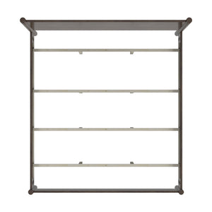 Butler Specialty Lennon Midcentury Farmhouse Queen Bed With Rounded Legs For A Stylish And Cozy Bedroom Retreat Medium Brown Mindi Wood,Mdf,Mindi Veneer 5764474-butler