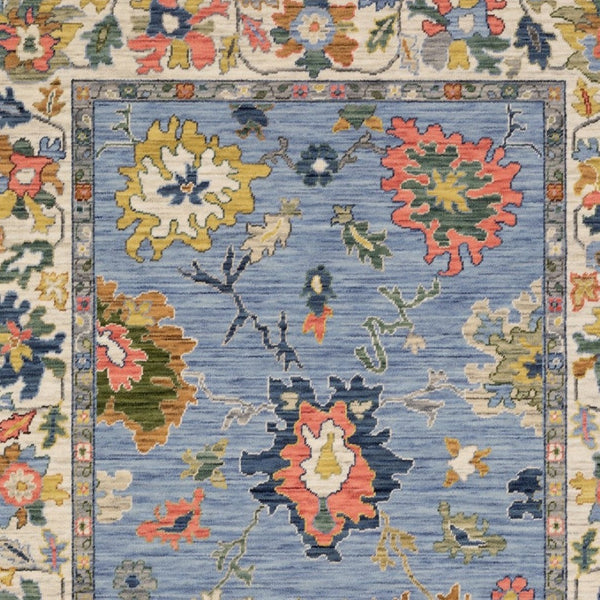 Homeroots 2' Cozy Gray Oriental Area Rug With Fringe - Elevate Your Space With Timeless Style And Warmth 8' X 11' Wool Blend 576490