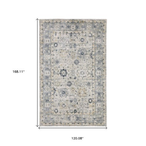 Homeroots 10' Gray Oriental Hand-tufted Runner Rug - Elegant Design To Enhance Your Home's Decor And Comfort 10' X 14' Wool Blend 576512