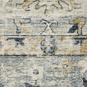 Homeroots 10' Gray Oriental Hand-tufted Runner Rug - Elegant Design To Enhance Your Home's Decor And Comfort 10' X 14' Wool Blend 576512
