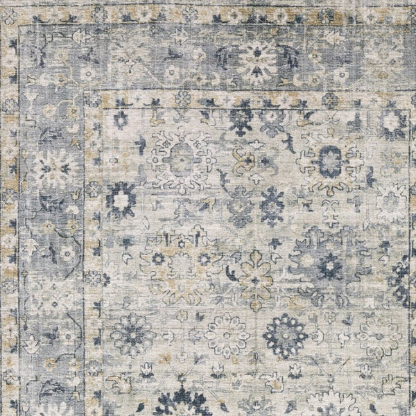 Homeroots 10' Gray Oriental Hand-tufted Runner Rug - Elegant Design To Enhance Your Home's Decor And Comfort 8' X 10' Wool Blend 576513
