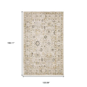 Homeroots 10' Gray Oriental Hand-tufted Runner Rug - Elegant Design To Enhance Your Home's Decor And Comfort 10' X 14' Wool Blend 576515