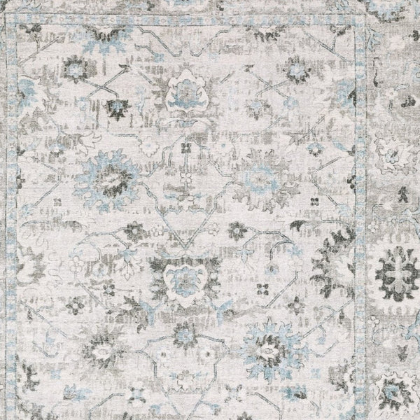 HomeRoots 10' Ivory and Teal Hand-Tufted Oriental Runner Rug - Artisan Crafted for Timeless Elegance and Comfort 9' X 12' 576523