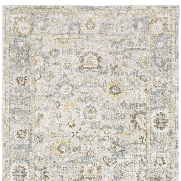 Homeroots 10' Ivory Hand Tufted Oriental Runner Rug – Elegant Design To Enhance Your Home's Style And Warmth 10' X 14' Wool Blend 576527