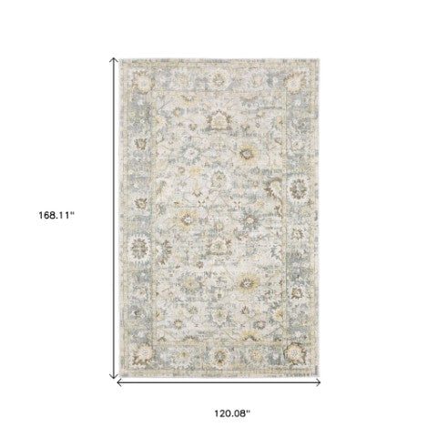 Homeroots 10' Ivory Hand Tufted Oriental Runner Rug – Elegant Design To Enhance Your Home's Style And Warmth 10' X 14' Wool Blend 576527
