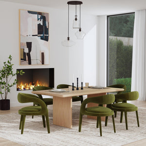 Butler Specialty Halmstad Rectangular Dining Table - Elegant Solid Wood Centerpiece For Family Gatherings & Parties Light Brown Mdf,Mindi Solids,Mindi Veneer 5765488-butler