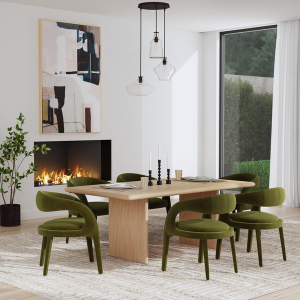 Butler Specialty Halmstad Rectangular Dining Table - Elegant Solid Wood Centerpiece For Family Gatherings & Parties Light Brown Mdf,Mindi Solids,Mindi Veneer 5765488-butler