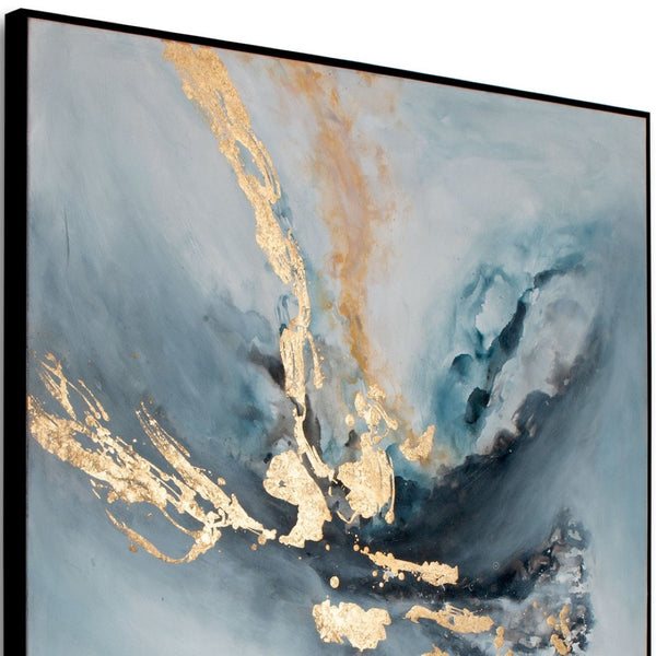 HomeRoots Temptress Hand-Painted Canvas Art in Black Floater Frame – Bold, Modern Wall Statement Piece 576573