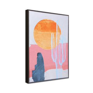 HomeRoots Wild Hand-Painted Black Floater Frame Wall Art - Bold, Unique Canvas for Modern Home Décor & Style 576601