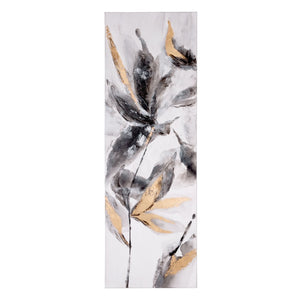 HomeRoots Opulent Hand-Painted Canvas Wall Art | Modern Elegance for Living Rooms, Bedrooms & More 576618