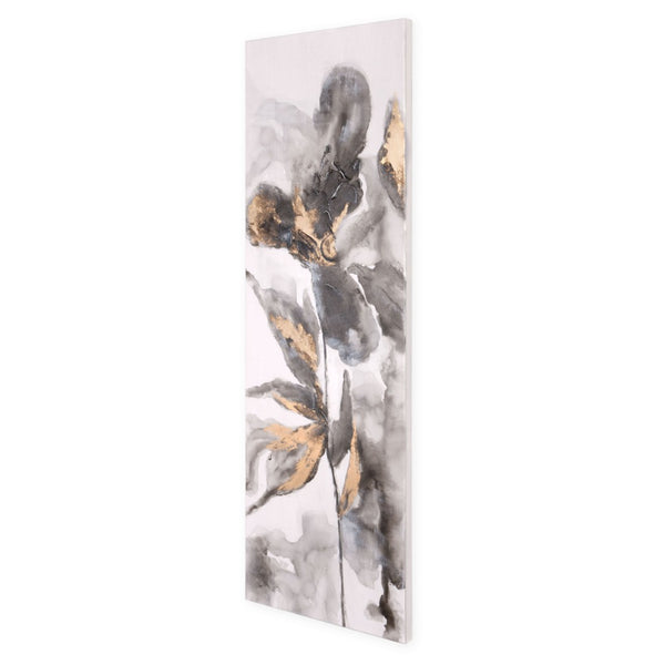 HomeRoots Opulent Petals II Canvas Art - Hand-Painted Floral Wall Decor for Modern Elegance & Style 576619