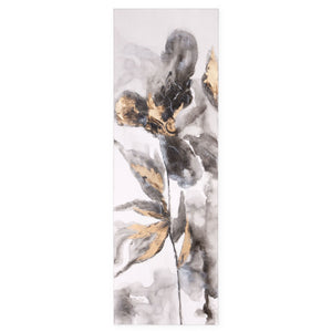 HomeRoots Opulent Petals II Canvas Art - Hand-Painted Floral Wall Decor for Modern Elegance & Style 576619