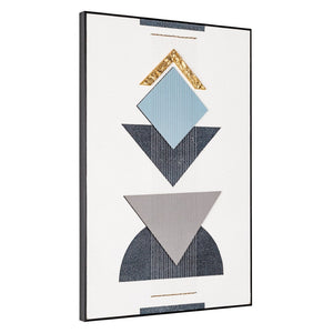 HomeRoots Wild Badlands Black Shadowbox Art – Contemporary Metal Wall Decor for Bold Home or Office Style 576641