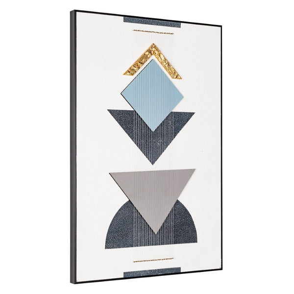 HomeRoots Wild Badlands Black Shadowbox Art – Contemporary Metal Wall Decor for Bold Home or Office Style 576641