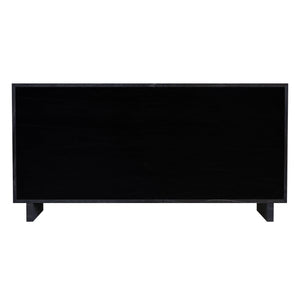 Butler Specialty Halmstad Stylish Wood Panel Dresser With 6 Spacious Drawers For Elegant Scandinavian Storage Solutions Black Mdf,Mindi Wood,Mindi Veneer 5766432-butler