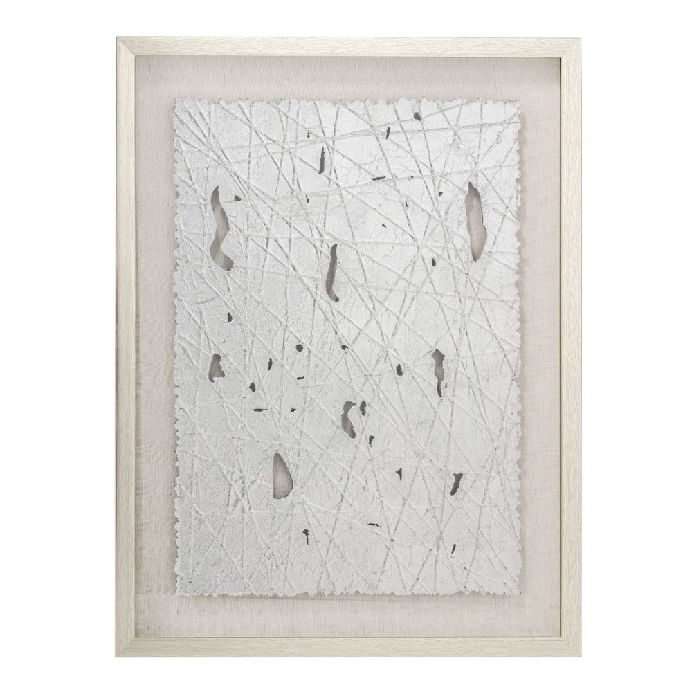 HomeRoots Lustrous Silver Shadowbox Textual Art – Contemporary Glam Wall Décor for Modern Interiors, 36.5” H 576648