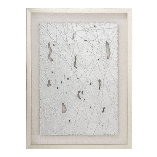 HomeRoots Lustrous Silver Shadowbox Textual Art – Contemporary Glam Wall Décor for Modern Interiors, 36.5” H 576648