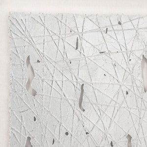 HomeRoots Lustrous Silver Shadowbox Textual Art – Contemporary Glam Wall Décor for Modern Interiors, 36.5” H 576648