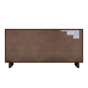 Butler Specialty Butler Halmstad 62" W Rectangular Wood Dresser With 6 Soft Close Drawers - Scandinavian Elegance Brown Mdf,Mindi Wood,Mindi Veneer 5766497-butler