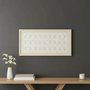 HomeRoots Reyka Brown Shadowbox Textual Art Wall Decor - Modern Elegance for Stylish Living Spaces & Offices 576662