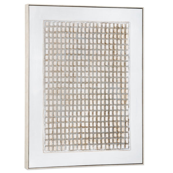 HomeRoots Agrestal Hand-Painted Canvas Art in Silver Floater Frame – Modern Transportation-Inspired Decor Piece 576674