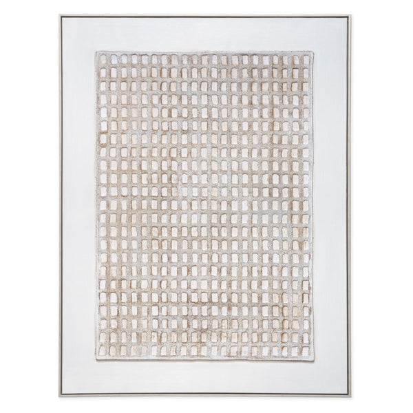 HomeRoots Agrestal Hand-Painted Canvas Art in Silver Floater Frame – Modern Transportation-Inspired Decor Piece 576674