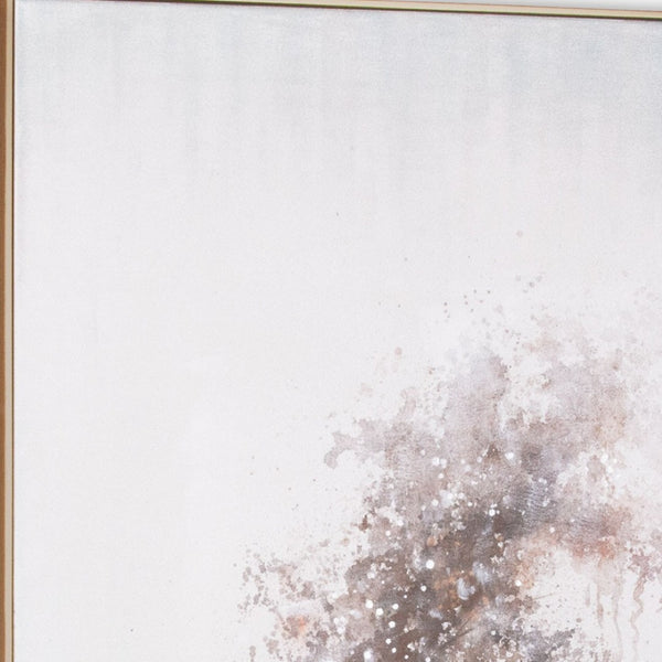 HomeRoots Serenades of Fall: Hand-Painted Autumn Canvas Art with Gold Floater Frame for Stunning Décor 576676
