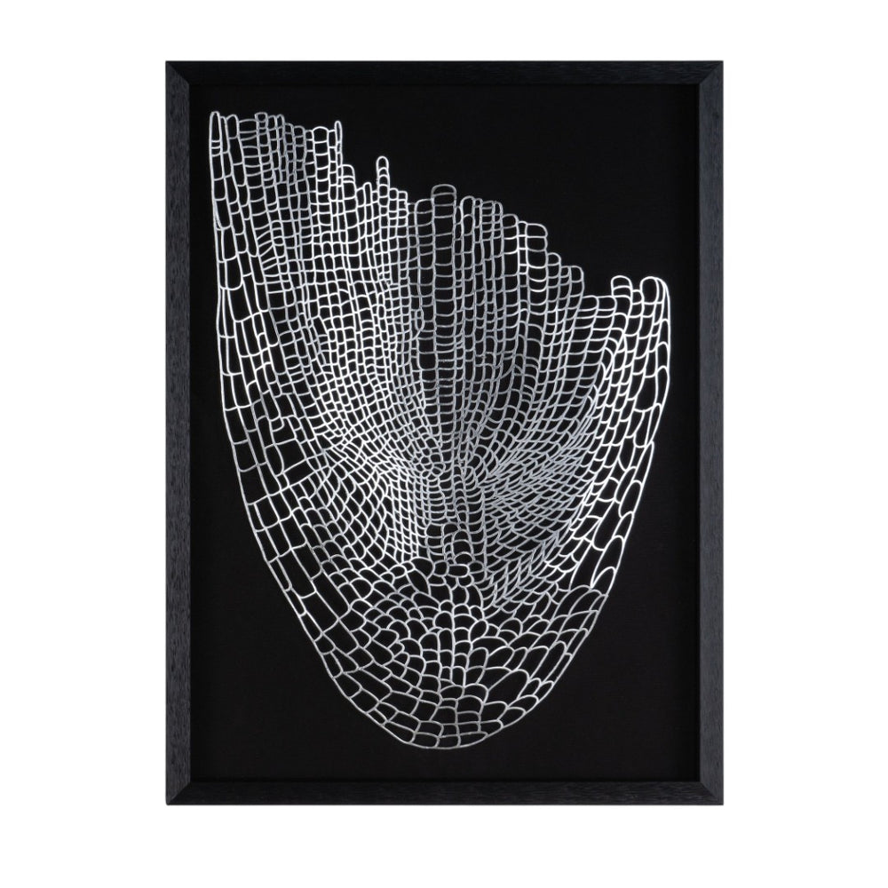 HomeRoots Wild Badlands Shadowbox Wall Art – Contemporary Metal Design with Black Frame for Stunning Decor 576686