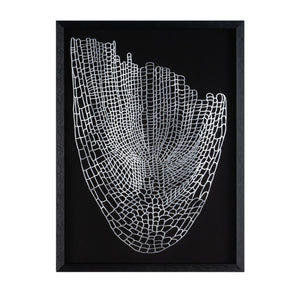 HomeRoots Wild Badlands Shadowbox Wall Art – Contemporary Metal Design with Black Frame for Stunning Decor 576686