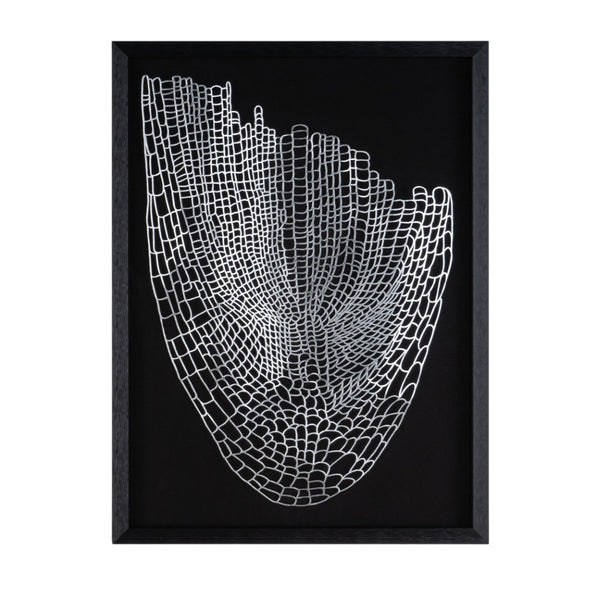 HomeRoots Wild Badlands Shadowbox Wall Art – Contemporary Metal Design with Black Frame for Stunning Decor 576686