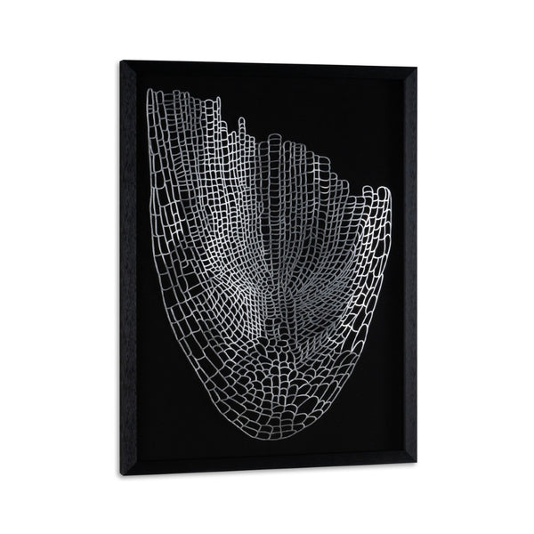 HomeRoots Wild Badlands Shadowbox Wall Art – Contemporary Metal Design with Black Frame for Stunning Decor 576686