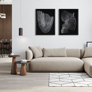 HomeRoots Wild Badlands Shadowbox Wall Art – Contemporary Metal Design with Black Frame for Stunning Decor 576686