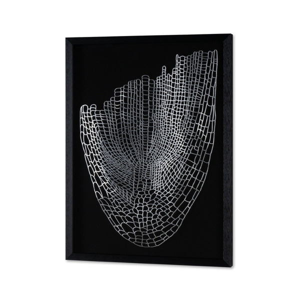 HomeRoots Wild Badlands Shadowbox Wall Art – Contemporary Metal Design with Black Frame for Stunning Decor 576686